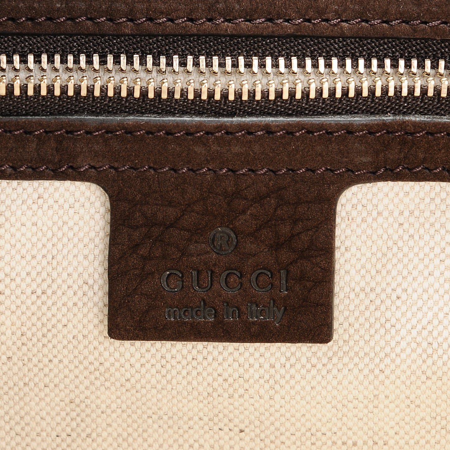 Monogram Web New Jackie Shoulder Bag Dark Brown