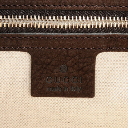 Gucci Monogram Web New Jackie Shoulder Bag Dark Brown 6 of 6