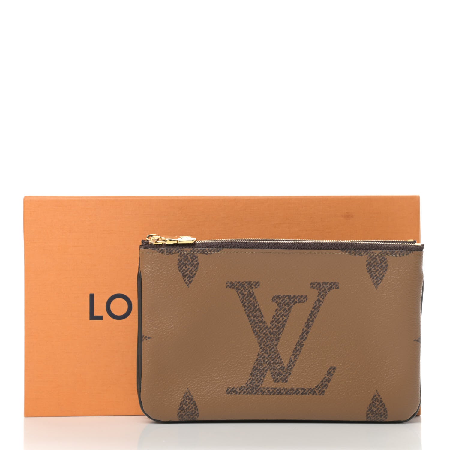 Louis Vuitton Reverse Monogram Giant Double Zip Pochette 9 of 9