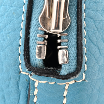 Hermes Taurillon Clemence Bolide 35 Bleu Jean 17 of 18