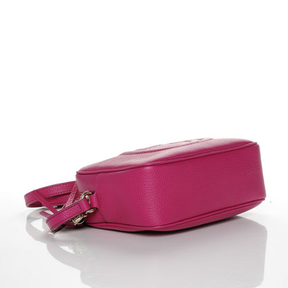 Gucci Cellarius Calfskin Small Soho Disco Bag Bright Bouganville 4 of 6