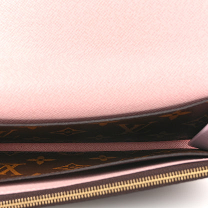 Louis Vuitton Monogram Emilie Wallet Rose Ballerine 5 of 7