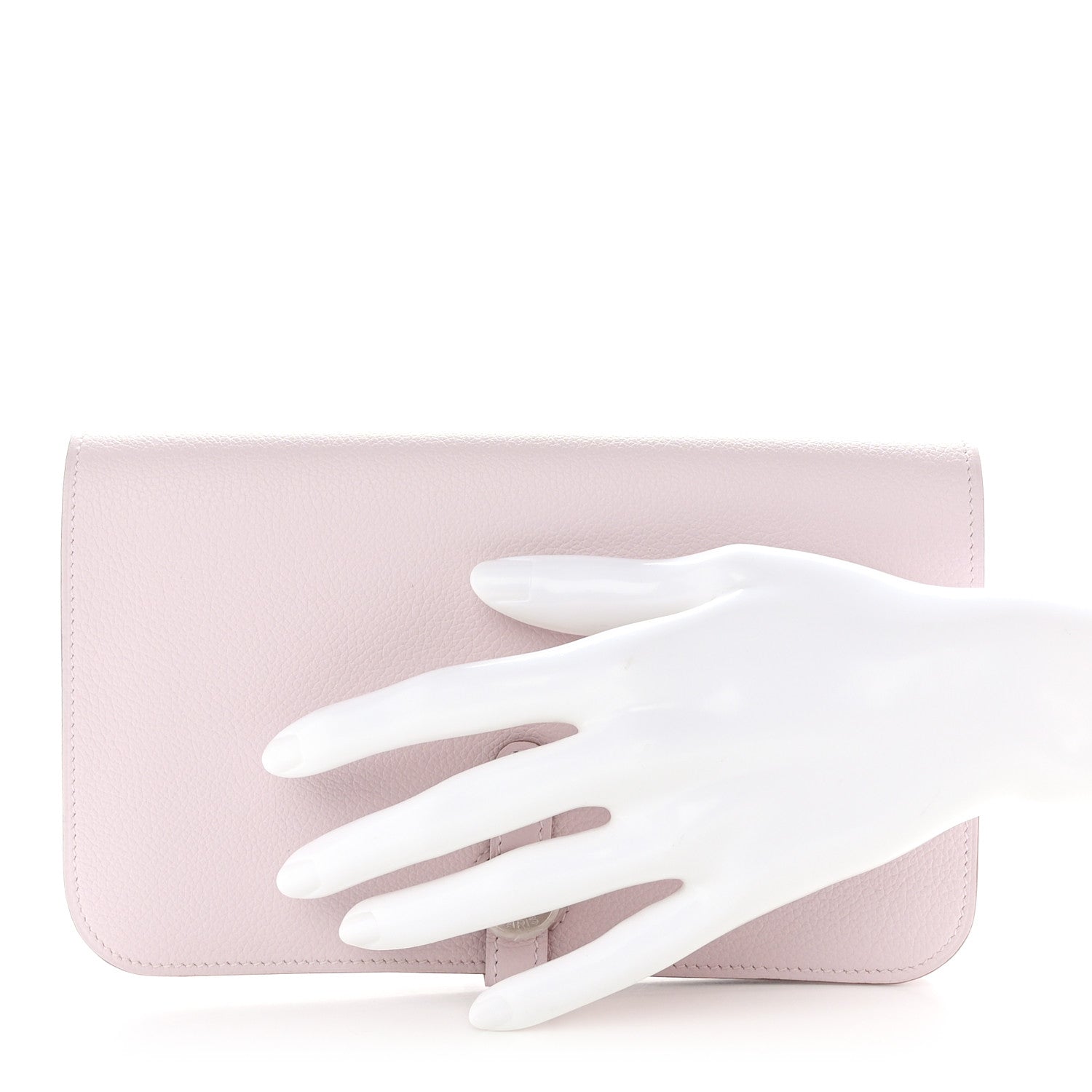 Hermes Evercolor Dogon Duo Wallet Mauve Pale 2 of 9
