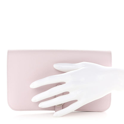 Hermes Evercolor Dogon Duo Wallet Mauve Pale 2 of 9