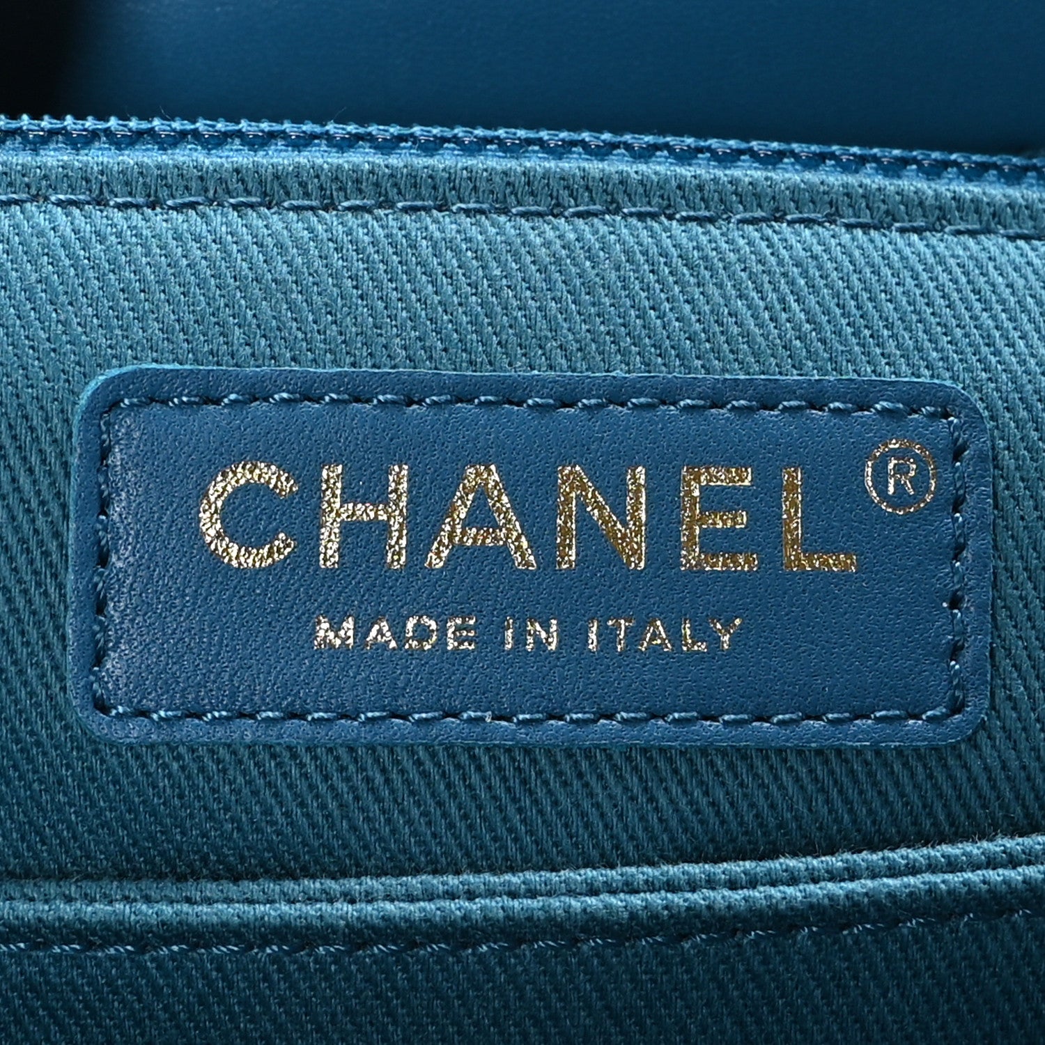 Chanel Shearling Lambskin Chevron Quilted Mini Coco Handle Flap Turquoise 7 of 11