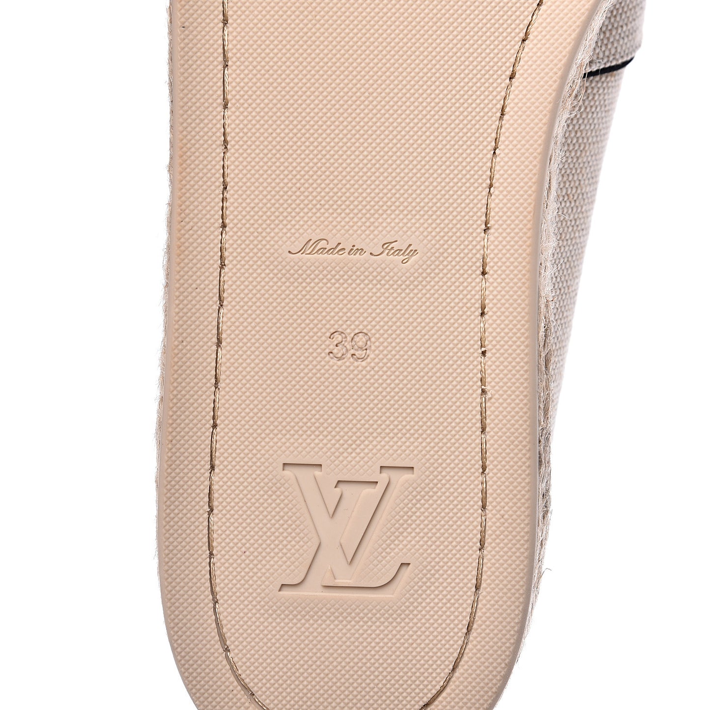 Canvas Postcard Espadrille Flats 39 Ecru