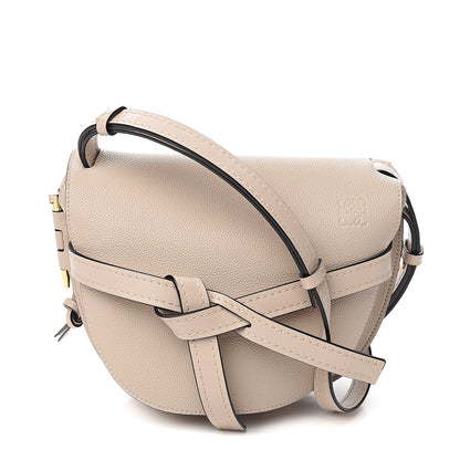 Loewe Grained Calfskin Small Gate Crossbody Bag Light Oat 1 of 7