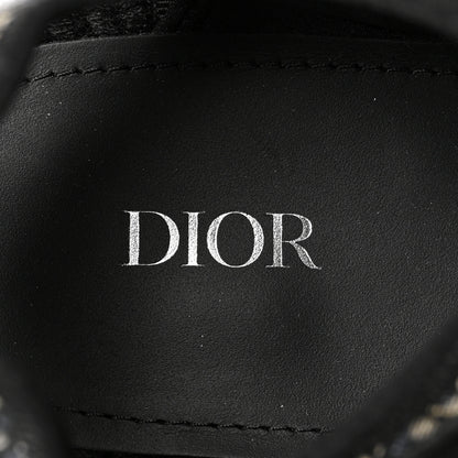 Christian Dior Technical Fabric Oblique Mens Atlas Sandals 38.5 Black Blue 8 of 8