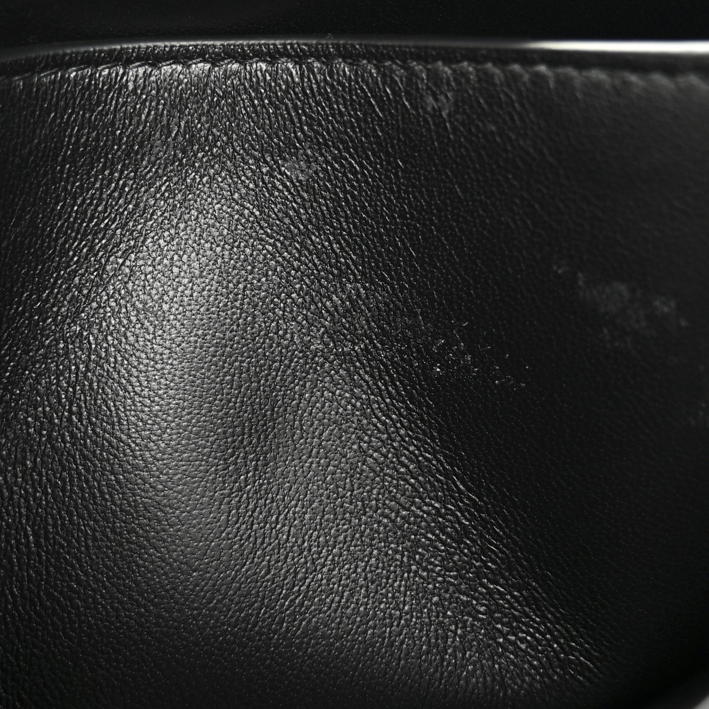 Paper Calfskin Small Crush Sling Bag Black