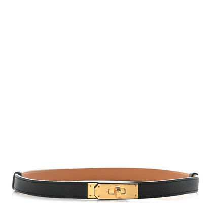 Hermes Epsom Kelly Belt Black 1 of 4