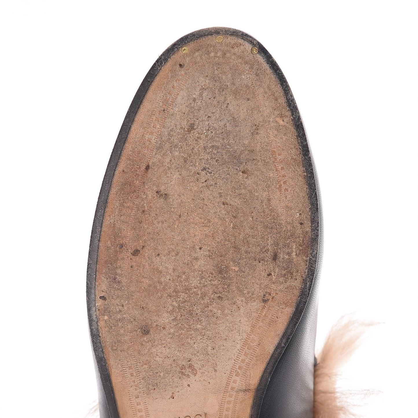 Malaga Kid Fur Womens Jordaan Loafers 39 Black Natural