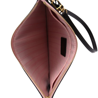 Louis Vuitton Damier Ebene Neverfull MM GM Pochette Rose Ballerine 5 of 6