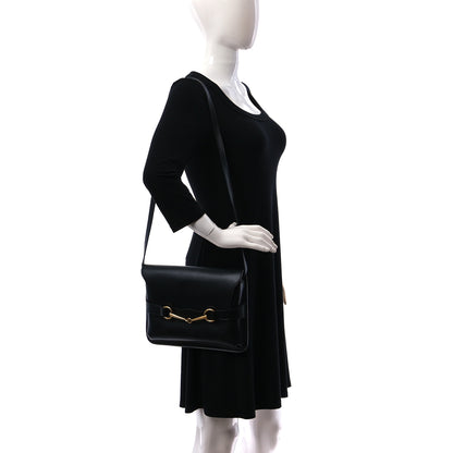 Gucci Smooth Calfskin Large Bright Bit Shoulder Bag Black 2 of 11