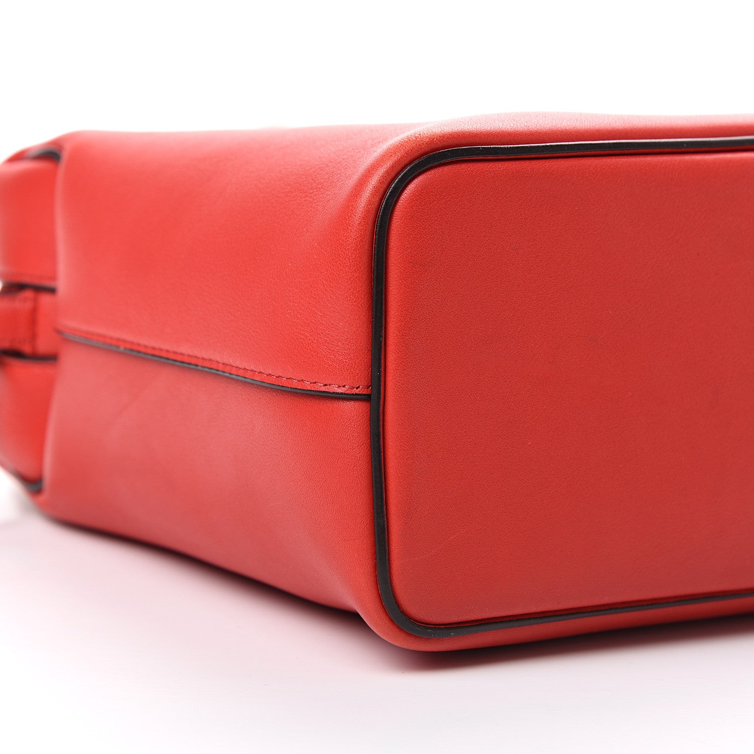 Celine Lambskin Small Soft Cube Satchel Bright Red 8 of 9