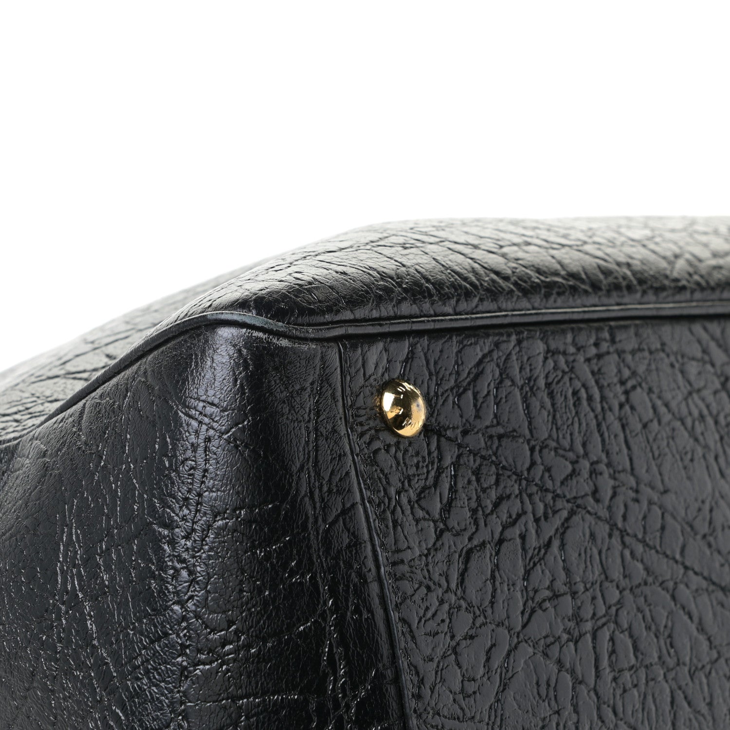 Louis Vuitton Cuir Indra Duffle Bag Black 5 of 15