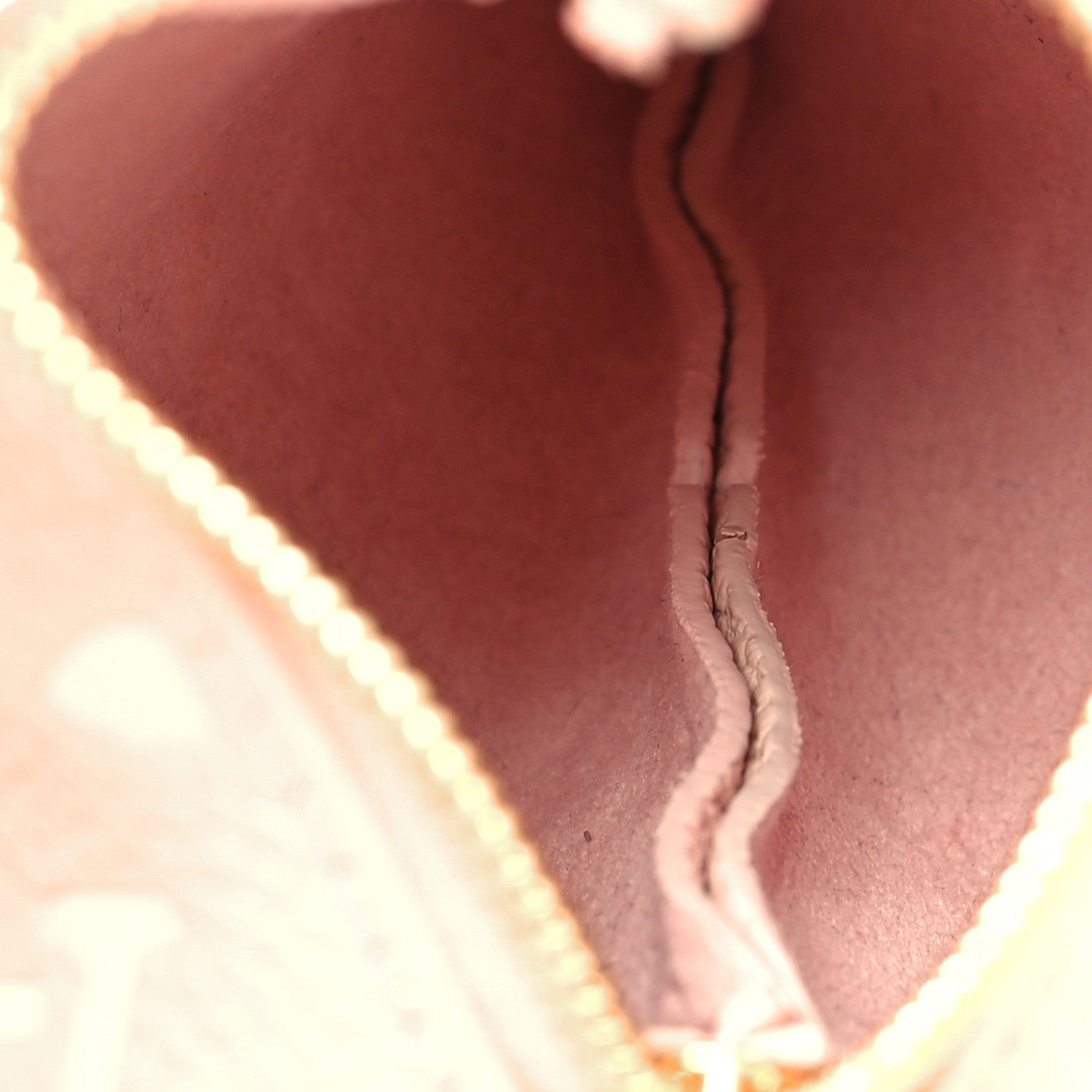 Louis Vuitton Monogram Berlingot Key Pouch Rose Beige 5 of 7