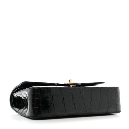 Chanel Alligator Medium Double Flap Black 4 of 15