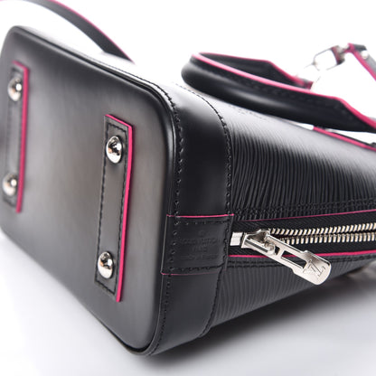 Louis Vuitton Epi Alma BB Black Hot Pink 7 of 8