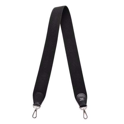 Hermes Toile Taurillon Clemence Shoulder Strap Black 3 of 5