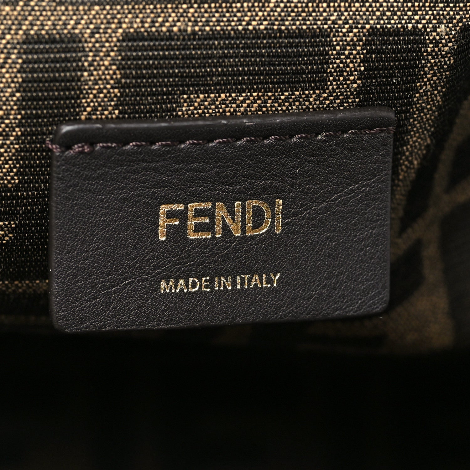Fendi Shiny Nappa Medium Fendi First Black 6 of 10