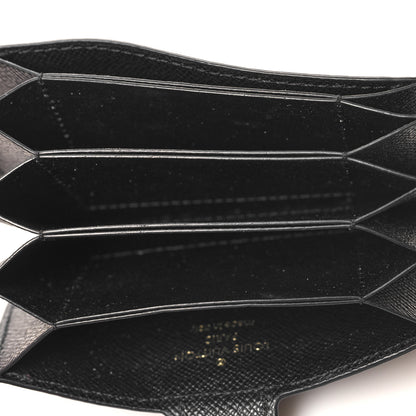 Louis Vuitton Monogram Gusset Card Holder Black 6 of 8