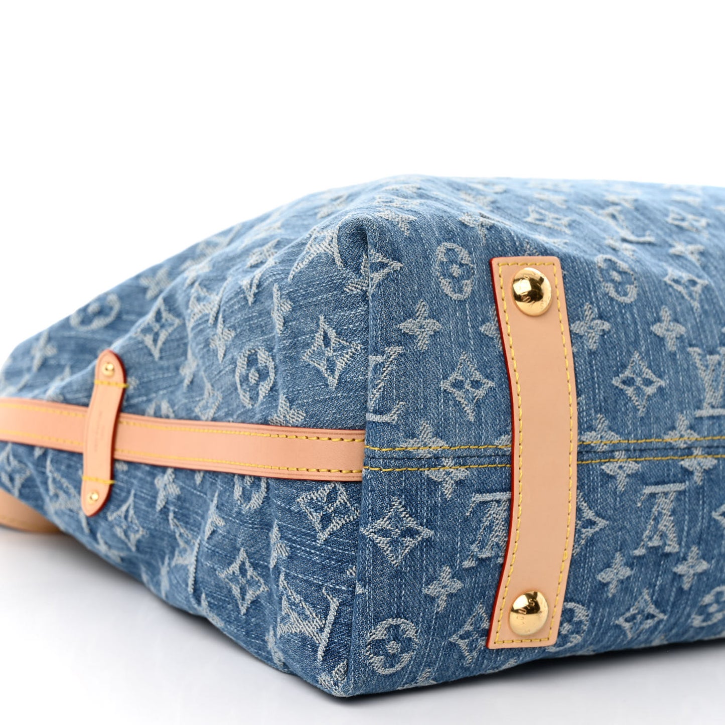 Monogram Denim CarryAll MM Blue
