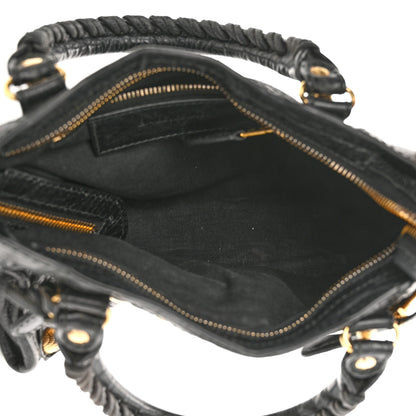 Balenciaga Agneau Giant 12 Gold Hardware Mini City Black 5 of 10