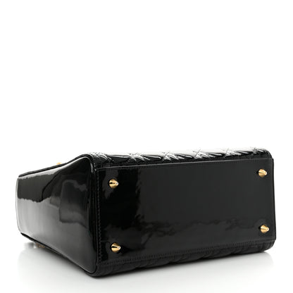 Christian Dior Patent Cannage Medium Lady Dior Black 4 of 10