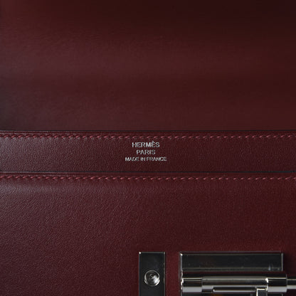 Hermes Tadelakt Mini Verrou Chaine Bag Rouge H 8 of 10