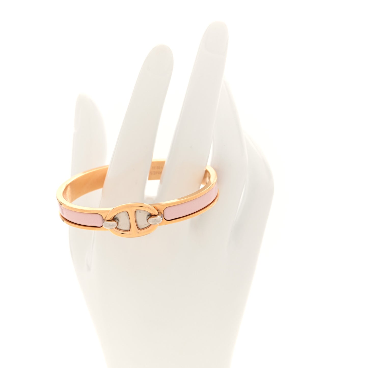 Enamel Mini Clic Chaine d'Ancre Bracelet PM Rose Candeur