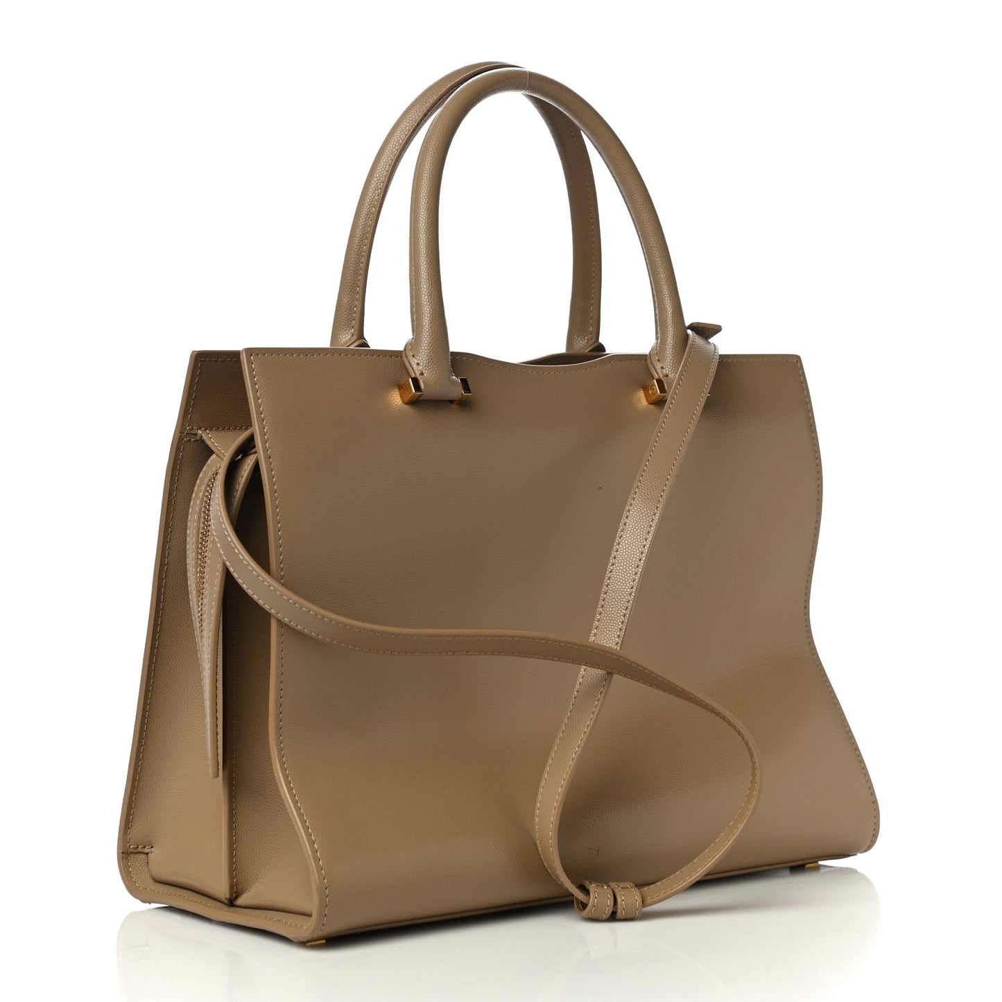 Grain De Poudre Medium Uptown Tote Dark Latte