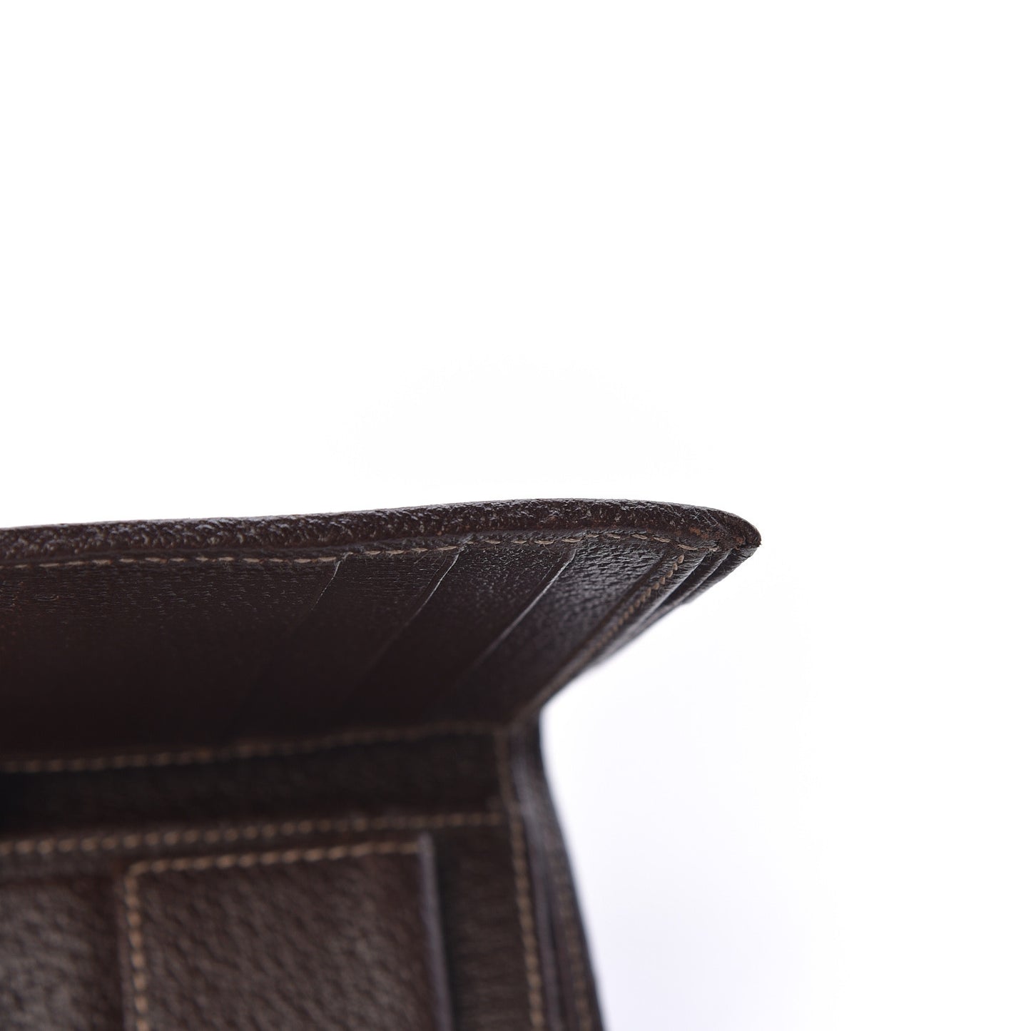 Monogram Web Band Bi-Fold Wallet Brown