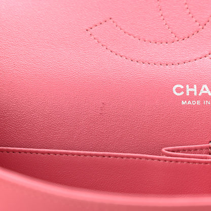 Chanel Lambskin Quilted Jumbo Double Flap Pink 10 of 11