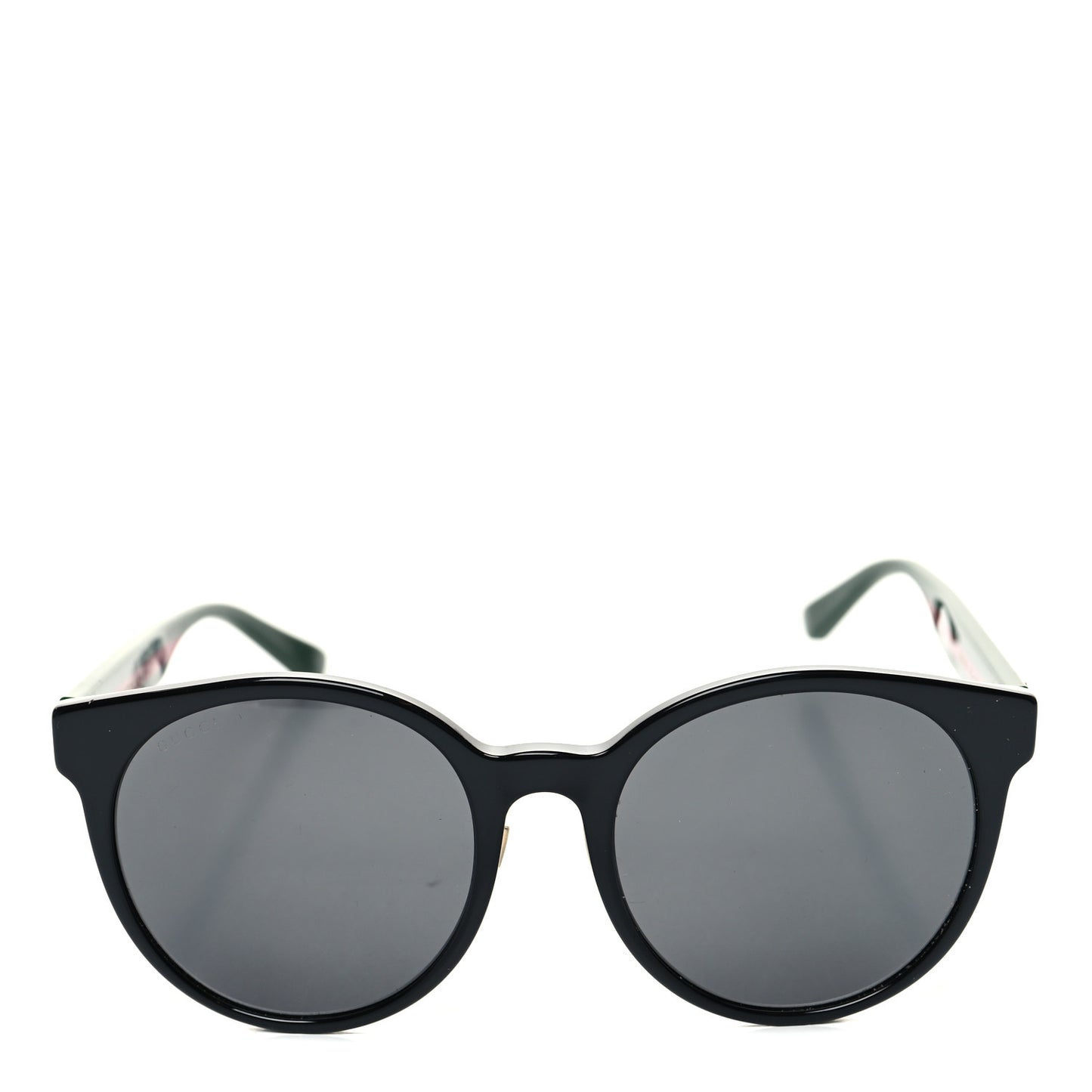 Acetate GG Web Round Eye Sunglasses GG0416SK Black