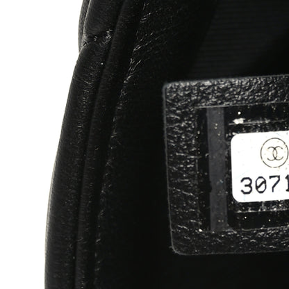 Chanel Calfskin Quilted Medium Bubbly Flap Black 6 of 8