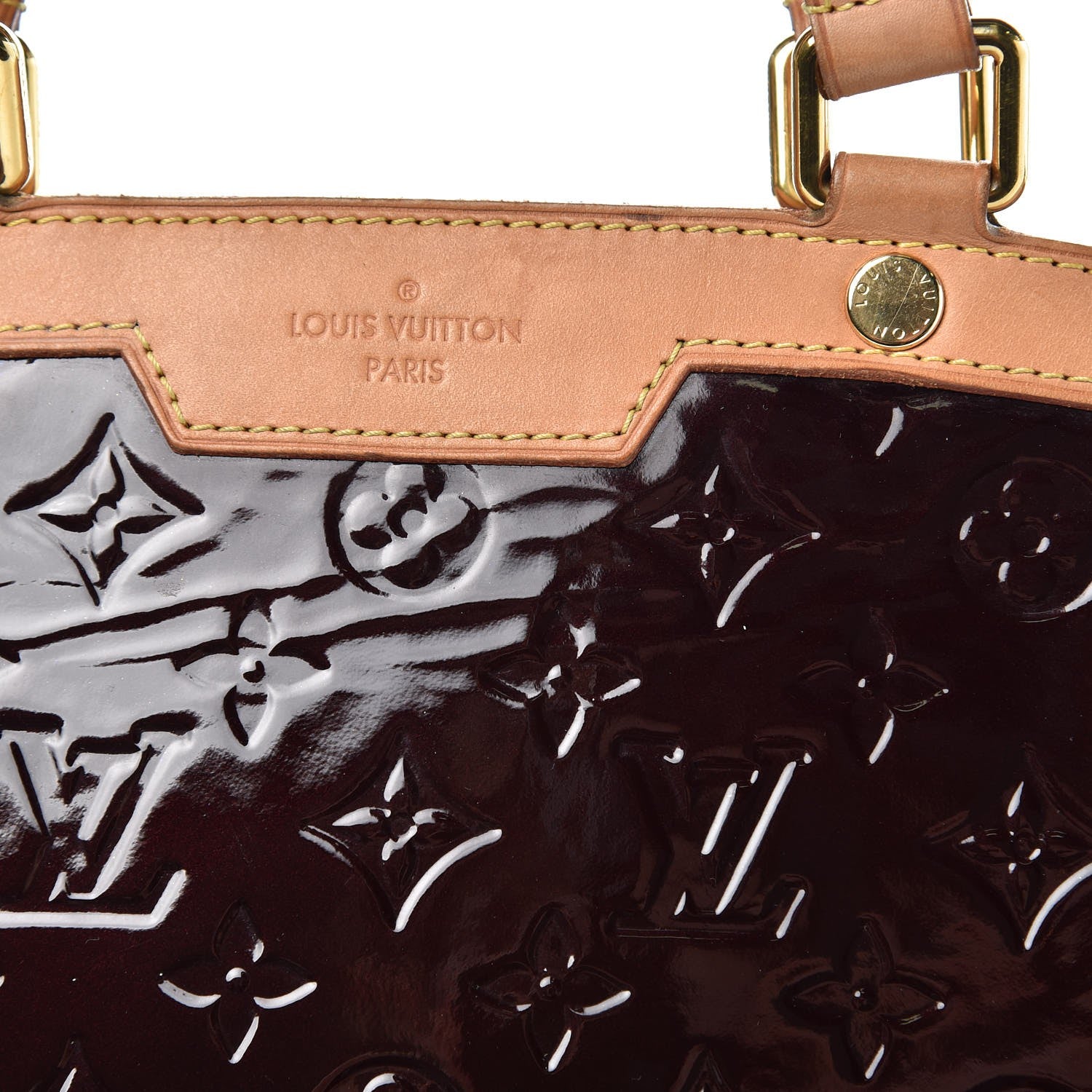 Louis Vuitton Vernis Brea GM Amarante 10 of 11
