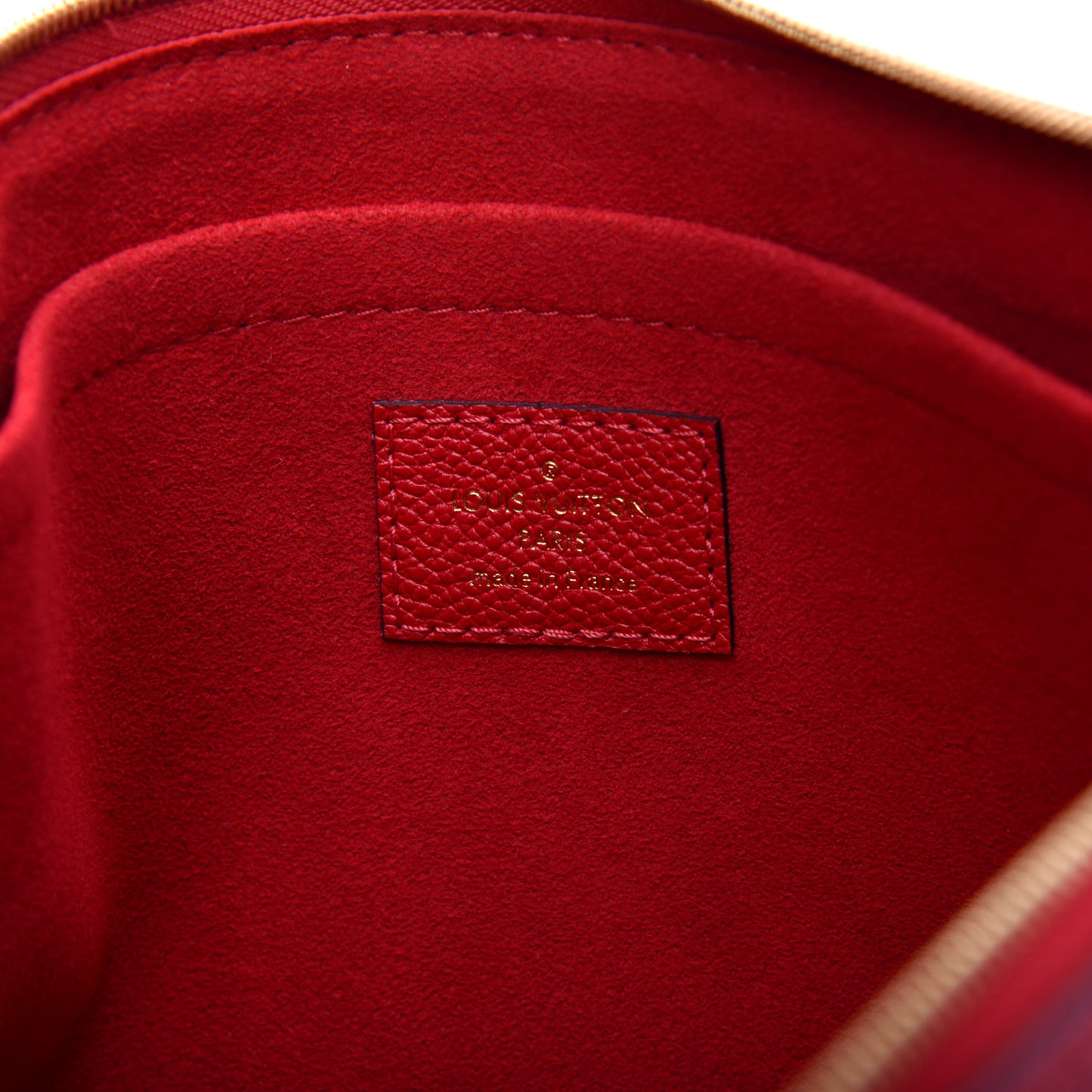 Damier Ebene Daily Pouch Scarlet