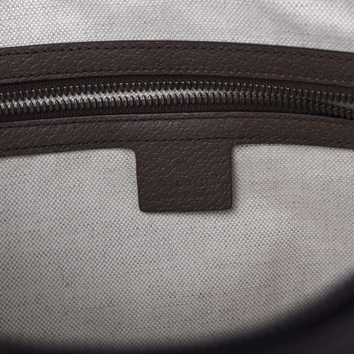 GG Supreme Monogram Web Small Ophidia Half Moon Hobo Brown