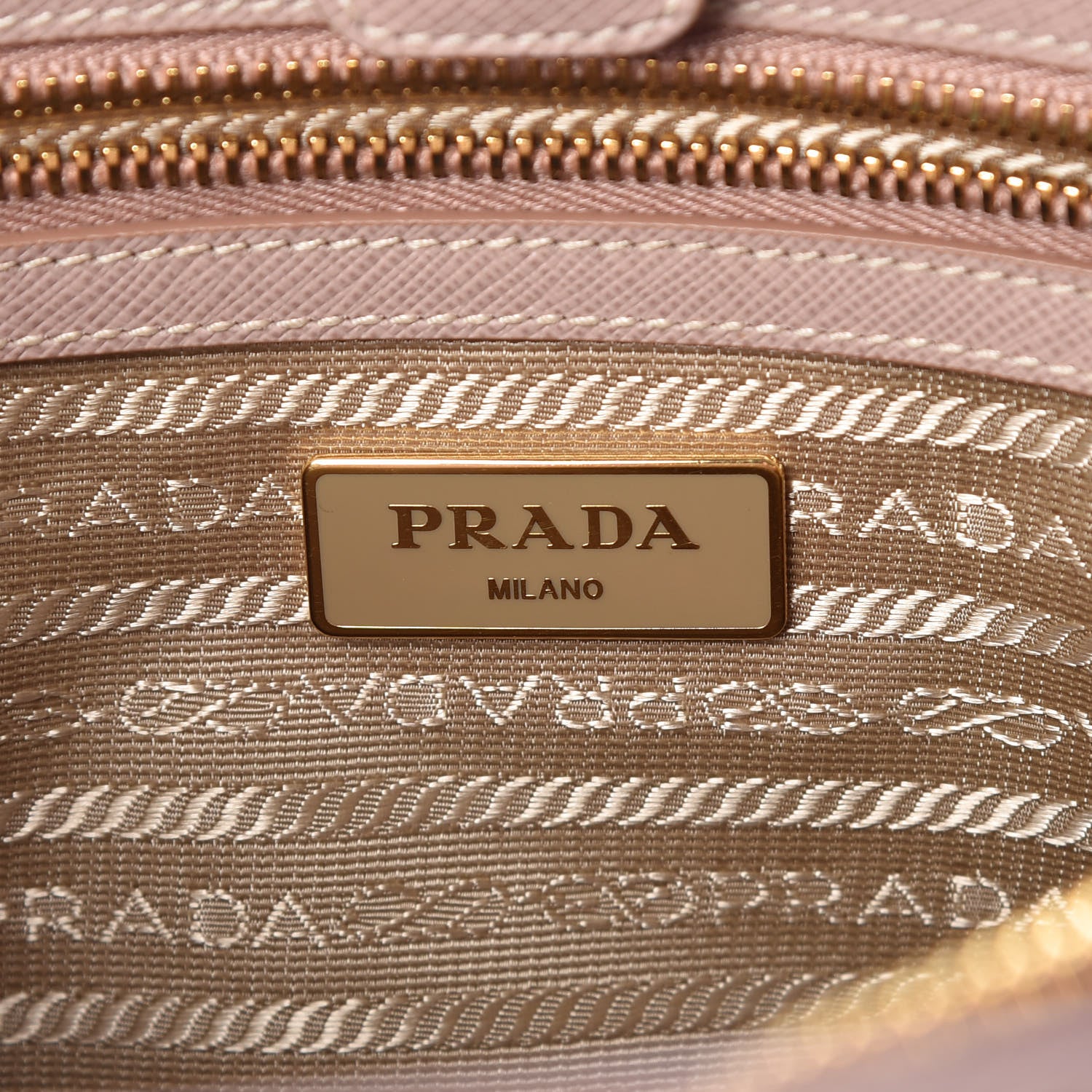Prada Saffiano Lux Medium Tote Cammeo 6 of 9