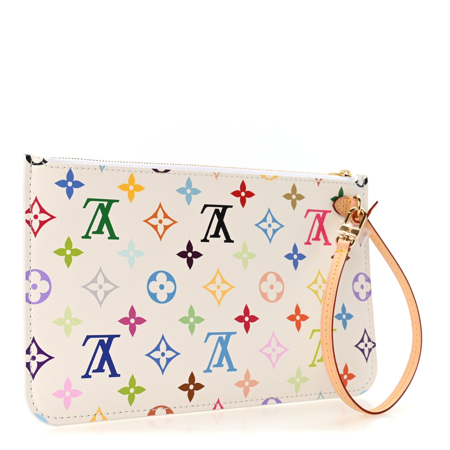 Louis Vuitton LV X TM Monogram Multicolor Neverfull Pochette White 3 of 6