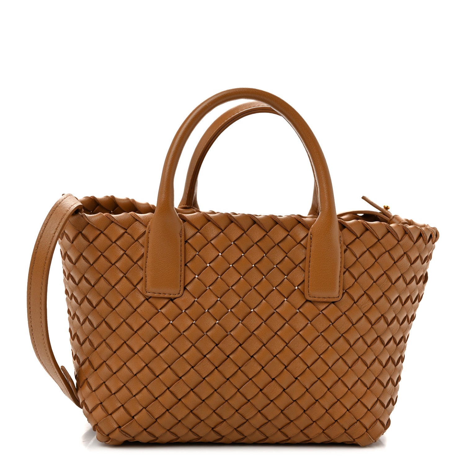 Bottega Veneta Nappa Intrecciato Mini Cabat Caramel 1 of 10