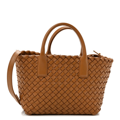 Bottega Veneta Nappa Intrecciato Mini Cabat Caramel 1 of 10