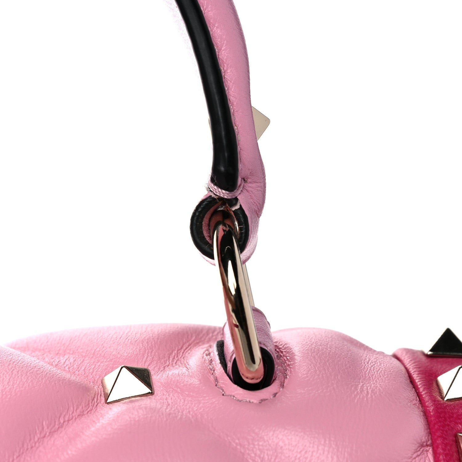 Valentino Garavani Nappa Medium Candystud Top Handle Bag Absolute Disco Pink 26 of 27