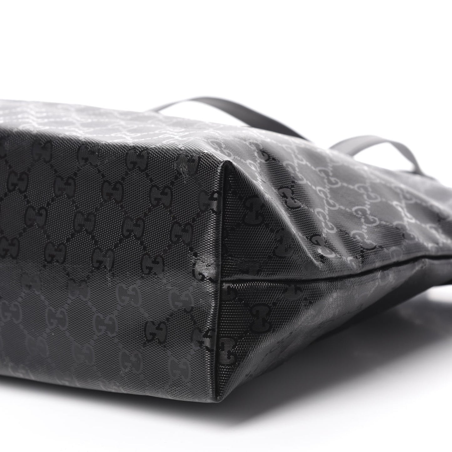 Imprime Monogram Medium Zippered Shopping Tote Black