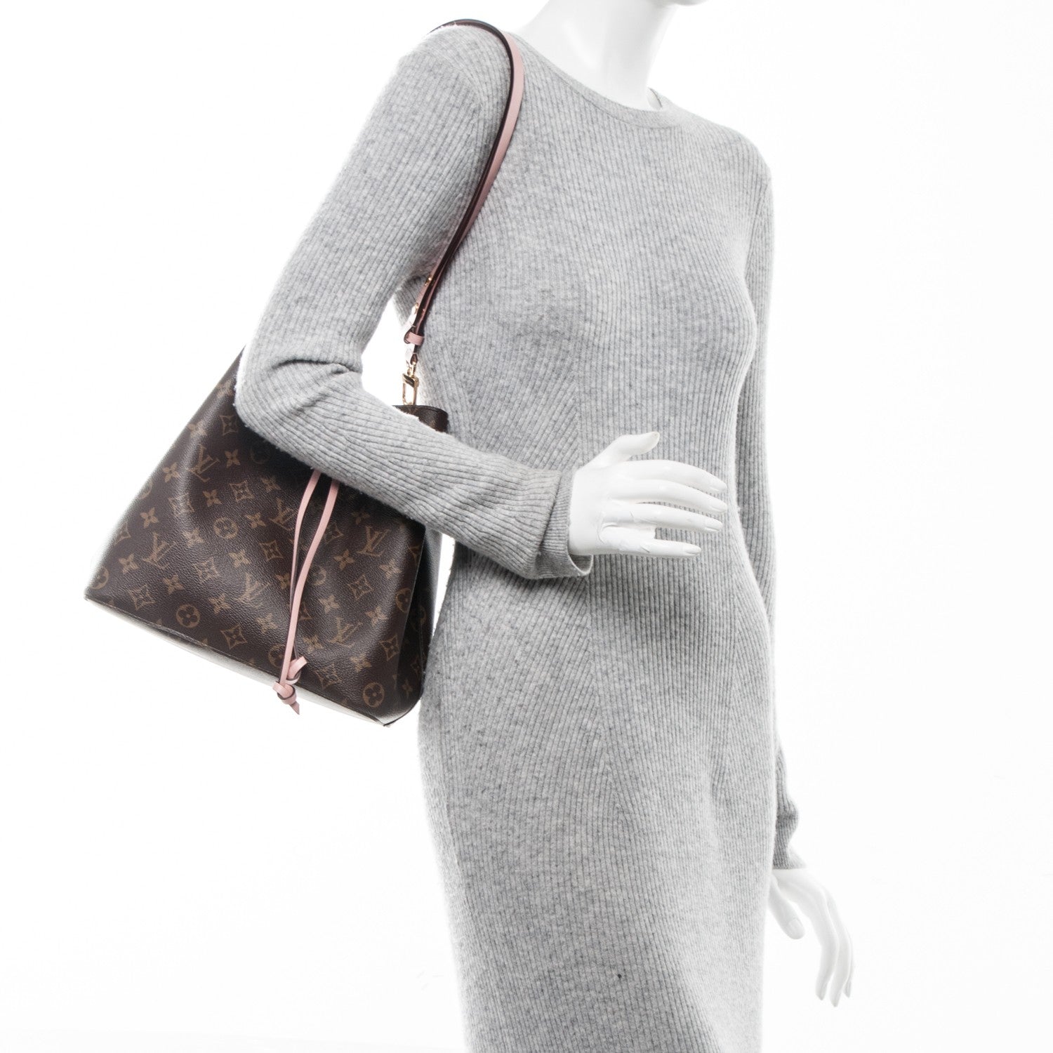 Louis Vuitton Monogram Neonoe MM Rose Poudre 2 of 7