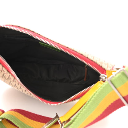 Christian Dior Monogram Rasta Saddle Pochette Beige 5 of 11