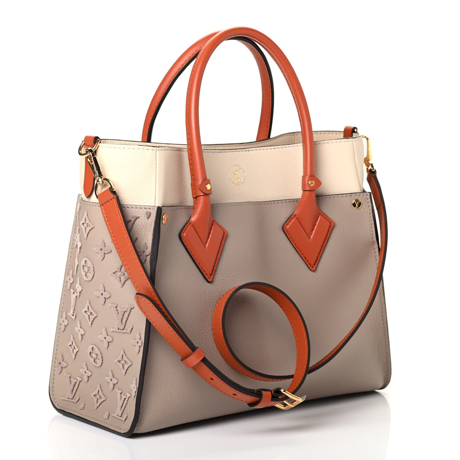 Louis Vuitton Calfskin Monogram Tufting On My Side Galet 2 of 4