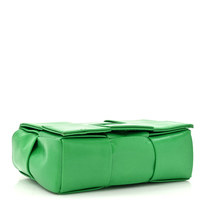 Bottega Veneta Paper Calfskin Maxi Intreccio Extra Mini Cassette Crossbody Bag Parakeet 4 of 12