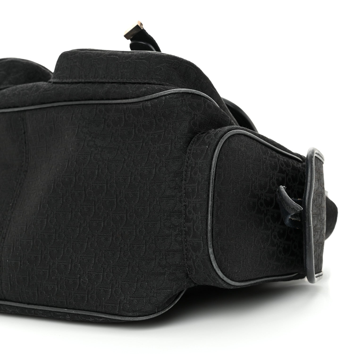 Christian Dior Monogram Pocket Satchel Black 10 of 17