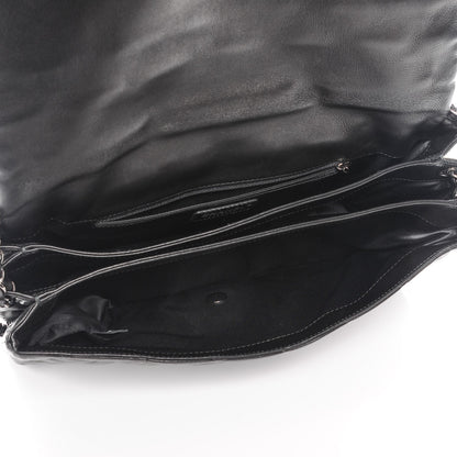 Chanel Lambskin Quilted Large 3 Flap Black 5 of 8